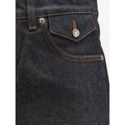 Baggy Raw Denim Shorts