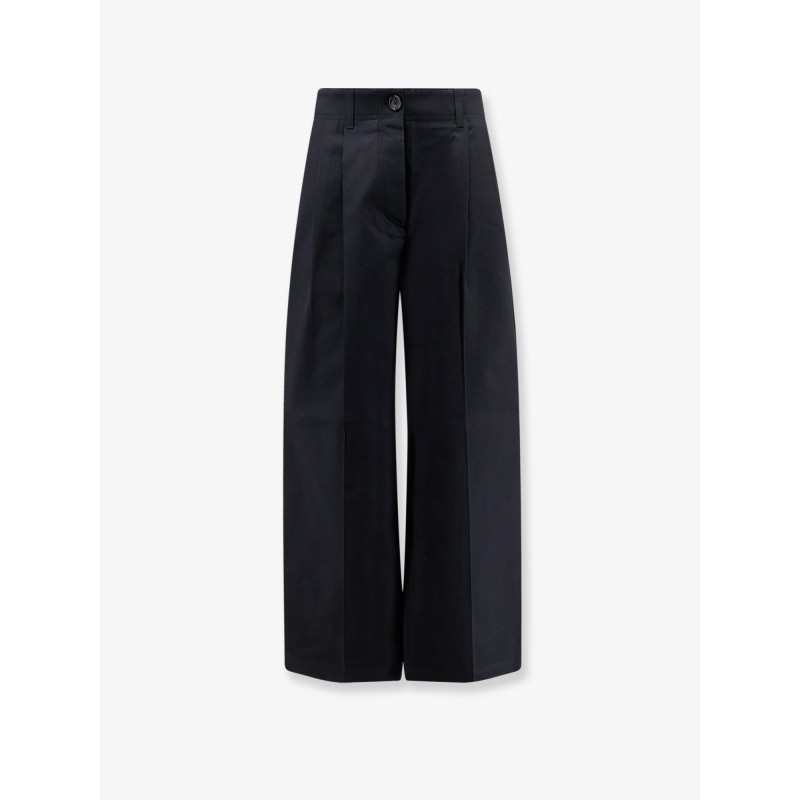 Relaxed cotton trousers