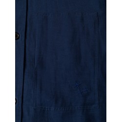 Viscose and linen shirt