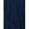 Viscose and linen shirt