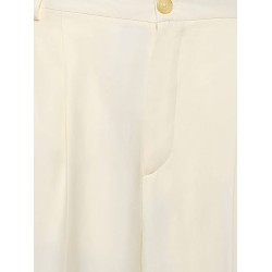 Viscose and linen trousers