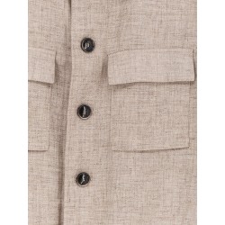 Corvin virgin wool, silk and linen jacket