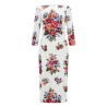 MIDI DRESS WITH FLORAL PRINT