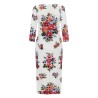 MIDI DRESS WITH FLORAL PRINT