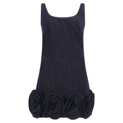 MINI DRESS WITH FLORAL DETAILS