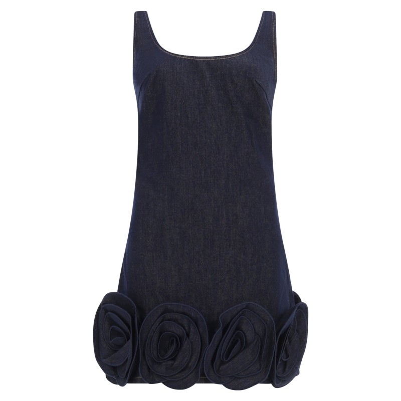 MINI DRESS WITH FLORAL DETAILS