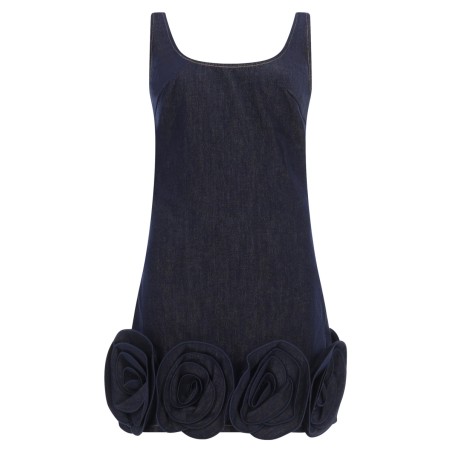 MINI DRESS WITH FLORAL DETAILS