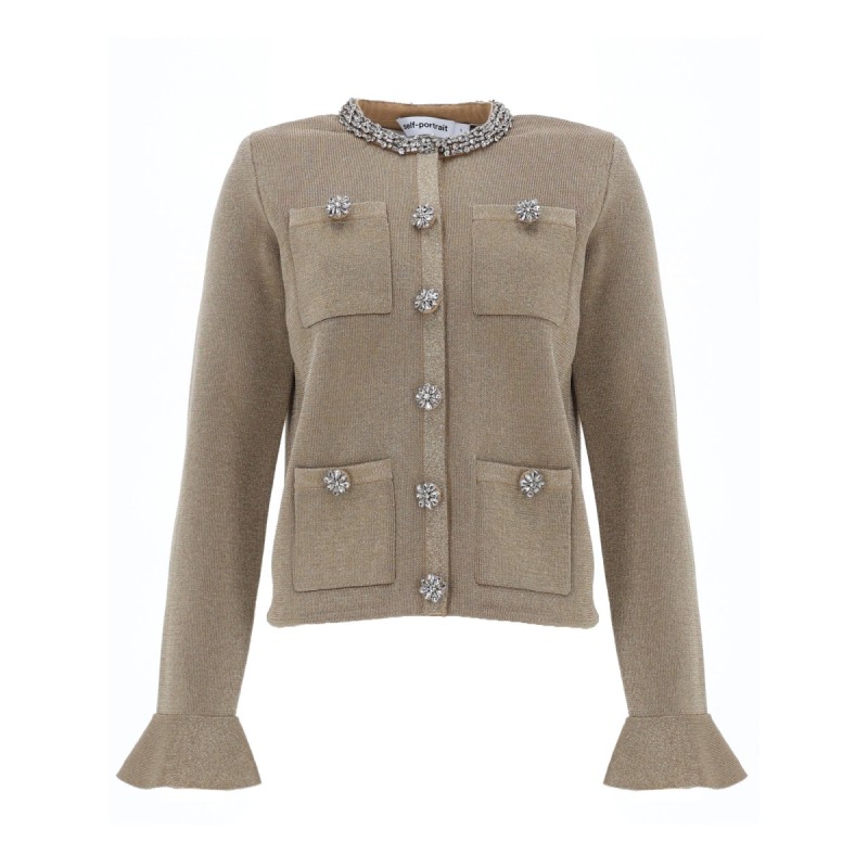 CARDIGAN WITH JEWEL BUTTONS