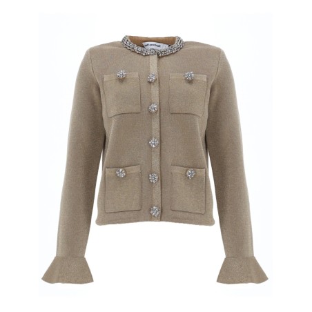 CARDIGAN WITH JEWEL BUTTONS