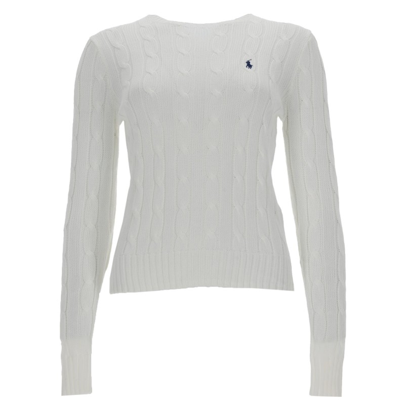 CABLE KNIT WITH LOGO