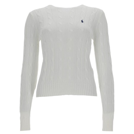 CABLE KNIT WITH LOGO