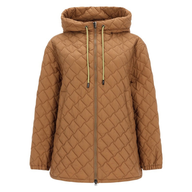 QUILTED JACKET WITH HOOD