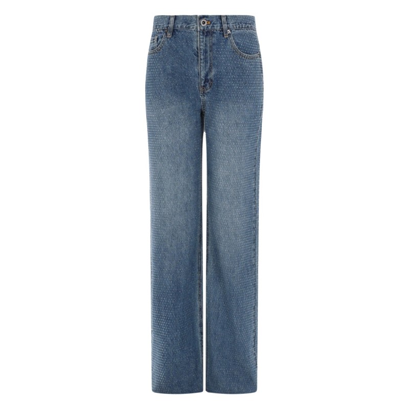 JEANS WITH RHINESTONES