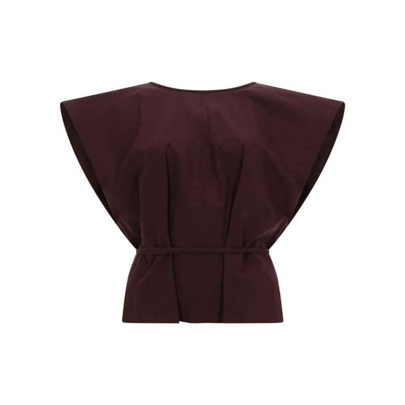 SLEEVELESS TOP WITH BELT