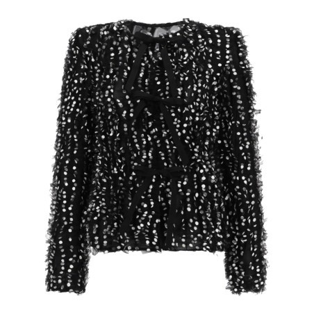 JACKET WITH "POLKA DOTS" EMBROIDERY