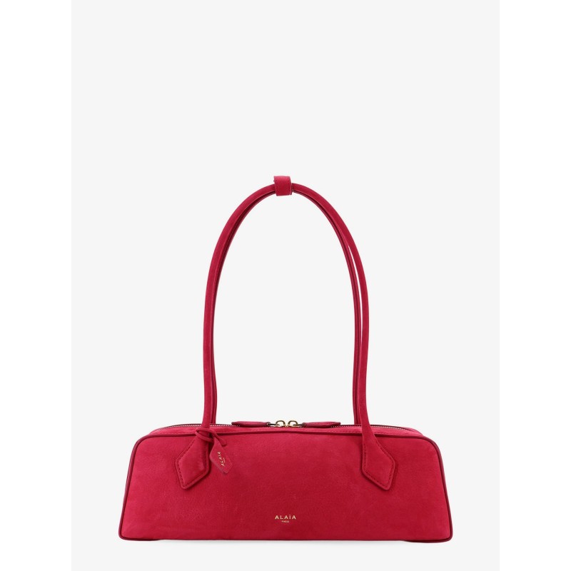 Teckel Medium suede shoulder bag