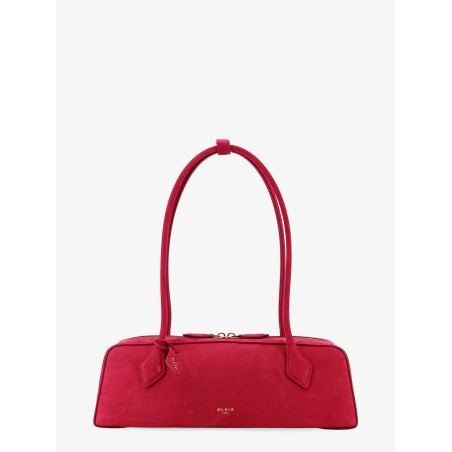 Teckel Medium suede shoulder bag