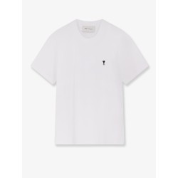 Cotton t-shirt with contrasting embroidery