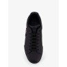 Leather sneakers with embossed side logo