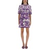 MAJOLICA PRINT MINI DRESS
