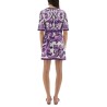 MAJOLICA PRINT MINI DRESS