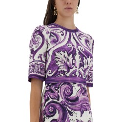 MAJOLICA PRINT MINI DRESS