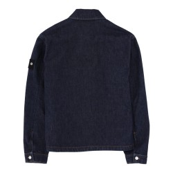 DENIM JACKET WITH LOGO PATCH