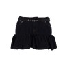 DENIM MINISKIRT WITH BELT