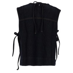 DENIM SLEEVELESS TOP