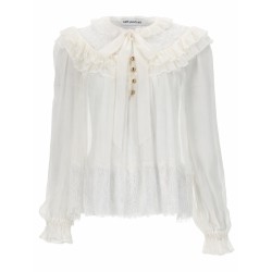 GEORGETTE BLOUSE WITH RUFFLES