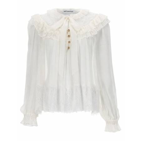 GEORGETTE BLOUSE WITH RUFFLES