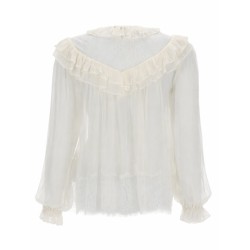 GEORGETTE BLOUSE WITH RUFFLES