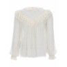 GEORGETTE BLOUSE WITH RUFFLES