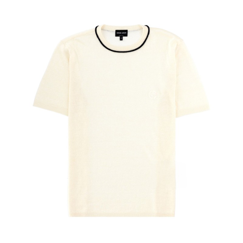 LINEN AND SILK T-SHIRT