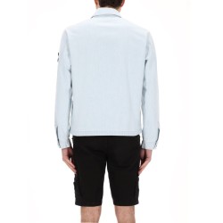 DENIM JACKET WITH LOGO PATCH