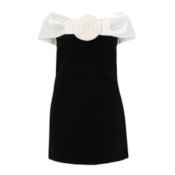 MINI DRESS WITH FLOWER DETAIL