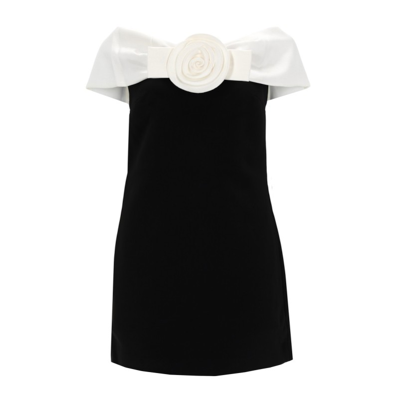 MINI DRESS WITH FLOWER DETAIL