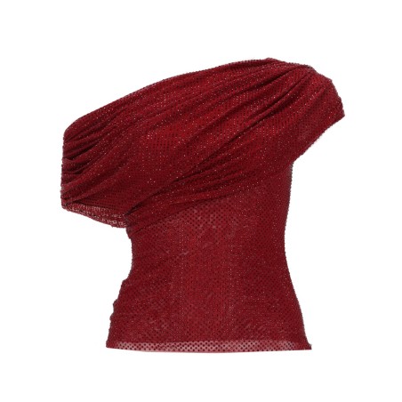 ASYMMETRICAL TOP WITH RHINESTONES