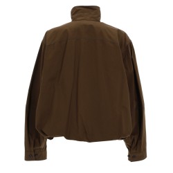 PLEATED BOMBER JACKET