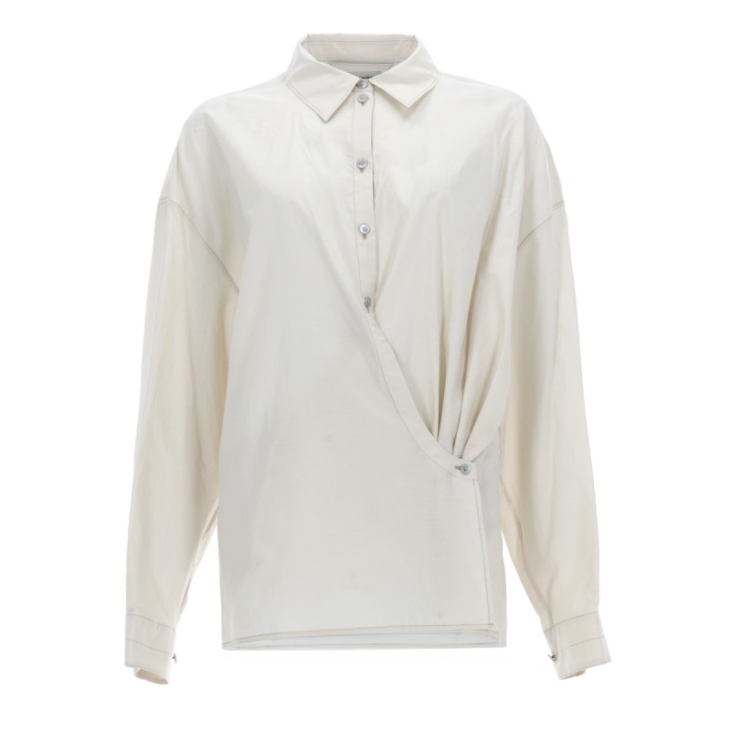 "STRAIGHT COLLAR TWISTED" SHIRT