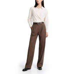 "STRAIGHT COLLAR TWISTED" SHIRT