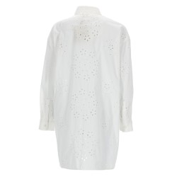 LONG SHIRT WITH PERFORATED PATTERN