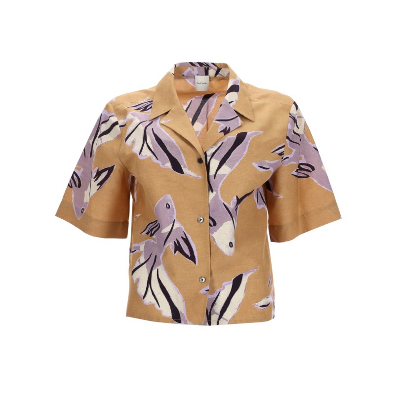 COTTON AND SILK SHIRT