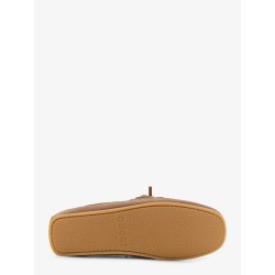 Suede loafers with a faded effect