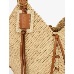 Losange raffia shoulder bag