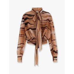 Shirt with animalier print