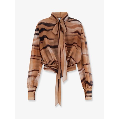 Shirt with animalier print