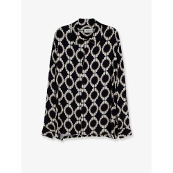 Boxy Fit viscose shirt