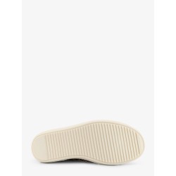 Used effect denim sneakers