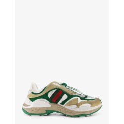 Suede sneakers with side Web detail